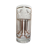 Load image into Gallery viewer, Georges Briard Signed Golden Art Deco Glasses (Set of 4)
