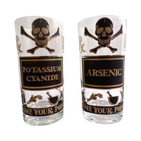 Load image into Gallery viewer, Georges Briard Signed Mid-Century Name Your Poison Glasses (Set of 4)
