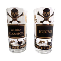 Load image into Gallery viewer, Georges Briard Signed Mid-Century Name Your Poison Glasses (Set of 4)
