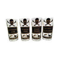 Load image into Gallery viewer, Georges Briard Signed Mid-Century Name Your Poison Glasses (Set of 4)
