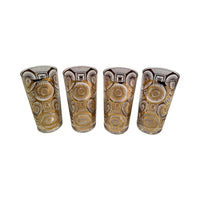 Load image into Gallery viewer, Georges Briard Signed Mid-Century Golden Celestial Glasses (Set of 4)

