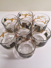 Load image into Gallery viewer, Classic 1970&#39;s Retro Owl Short Glasses (Set of 7)
