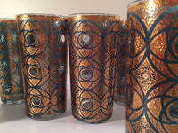 Load image into Gallery viewer, Culver - Mid-Century Terrazzo 22-Karat Gold Glasses (Set of 7)
