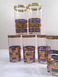 Load image into Gallery viewer, Culver Mid-Century Empress Highball Glasses (Set of 6)
