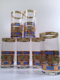 Load image into Gallery viewer, Culver Mid-Century Empress Highball Glasses (Set of 6)
