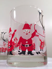 Load image into Gallery viewer, Georges Briard - Signed Mid-Century Elf and Reindeer 7-Piece Set (6 Highball Glasses and Appetizer Tray)
