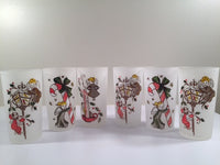 Load image into Gallery viewer, Federal Glass - Gay Fad Design - Angels Preparing for Christmas (Set of 6)
