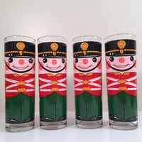 Load image into Gallery viewer, Georges Briard-Signed Mid-Century Soldiers Tall Collins Glasses (Set of 4)
