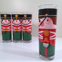 Load image into Gallery viewer, Georges Briard-Signed Mid-Century Soldiers Tall Collins Glasses (Set of 4)
