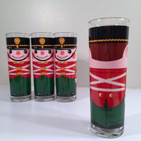 Load image into Gallery viewer, Georges Briard-Signed Mid-Century Soldiers Tall Collins Glasses (Set of 4)
