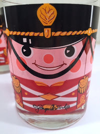 Load image into Gallery viewer, Georges Briard-Signed Mid-Century Soldiers Double Old Fashion Glasses (Set of 4)
