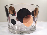 Load image into Gallery viewer, Russel Wright Mid-Century Eclipse Black and 22-Karat Gold Ice Container
