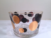 Load image into Gallery viewer, Russel Wright Mid-Century Eclipse Black and 22-Karat Gold Ice Container
