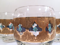 Load image into Gallery viewer, Culver - Signed Mid-Century Seville 22-Karat Gold Roly Poly Glasses (Set of 4)
