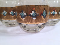 Load image into Gallery viewer, Culver - Signed Mid-Century Seville 22-Karat Gold Roly Poly Glasses (Set of 4)

