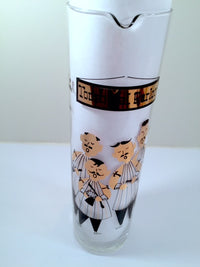 Load image into Gallery viewer, Gay Fad Vintage 1950&#39;s Mid-Century Barber Shop Quartet Martini Mixer (Includes Lucite Mixing Spoon)
