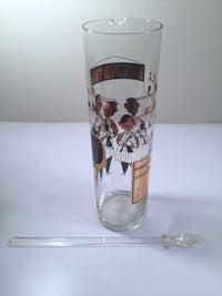Load image into Gallery viewer, Gay Fad Vintage 1950&#39;s Mid-Century Barber Shop Quartet Martini Mixer (Includes Lucite Mixing Spoon)
