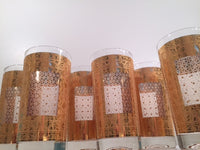 Load image into Gallery viewer, Pasinski Signed Mid-Century 22-Karat Gold Highball Glasses (Set of 6)
