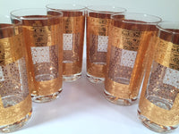 Load image into Gallery viewer, Pasinski Signed Mid-Century 22-Karat Gold Highball Glasses (Set of 6)
