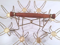 Load image into Gallery viewer, Federal Glass Mid-Century Somewhere Over the Rainbow Roly Poly Bar Set (8 Glasses with Carrier)
