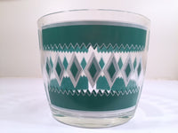 Load image into Gallery viewer, Hazel Atlas Mid-Century Atomic Diamond Pattern Ice Container

