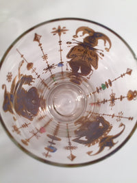 Load image into Gallery viewer, Culver Mid-Century Mardi Gras Jester With Jewels Highball Glasses (Set of 4)
