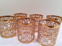 Load image into Gallery viewer, Imperial Glass - Shoji 22-Karat Gold Mid-Century Glasses (Set of 6)
