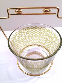 Load image into Gallery viewer, Retro Green Atomic Ice Container with Carrier
