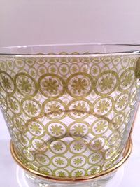 Load image into Gallery viewer, Retro Green Atomic Ice Container with Carrier
