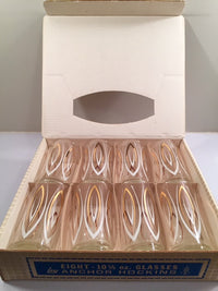 Load image into Gallery viewer, Anchor Hocking Mid-Century Festive Glassware in Original Box (Set of 8)
