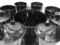 Load image into Gallery viewer, Vitreon Queens Luster - Mid-Century Bar Set with Carrier (7  Glasses, Ice Container and Carrier)
