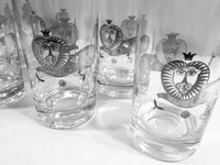 Load image into Gallery viewer, Georges Briard Signed Mid-Century Sterling Silver Lion Highball Glasses (Set of 8)
