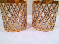 Load image into Gallery viewer, Imperial Glass Sekai Ichi 22-Karat Gold Mid-Century Old Fashion Glasses (Set of 2)
