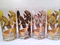 Load image into Gallery viewer, Fred Press Signed Mid-Century Butterfly Glasses (Set of 4)

