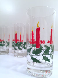 Load image into Gallery viewer, Dayton Hudson Vintage Christmas Candle Glasses with Original Box (Set of 8)
