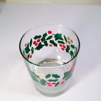 Load image into Gallery viewer, Libbey Vintage Holly &amp; Berry with Gold Rock Glasses (Set of 5)
