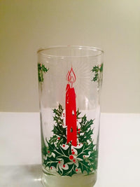 Load image into Gallery viewer, Single Vintage Christmas Candle Glass

