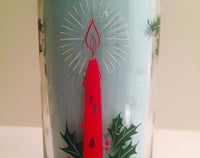 Load image into Gallery viewer, Single Vintage Christmas Candle Glass
