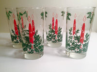 Load image into Gallery viewer, Vintage Christmas Candle Glasses (Set of 4)
