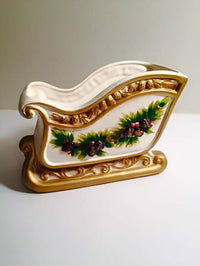 Load image into Gallery viewer, Napcoware - Vintage Sled With Garland
