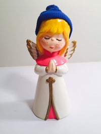 Load image into Gallery viewer, Angel With Stocking Cap Figure
