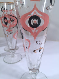 Load image into Gallery viewer, Libbey - Seville Mid Century Atomic Champagne/Pilsner Glasses (Set of 6)
