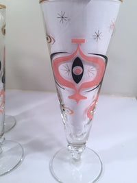 Load image into Gallery viewer, Libbey - Seville Mid Century Atomic Champagne/Pilsner Glasses (Set of 6)
