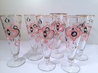 Load image into Gallery viewer, Libbey - Seville Mid Century Atomic Champagne/Pilsner Glasses (Set of 6)
