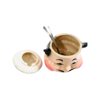 Load image into Gallery viewer, Vintage American Bisque French Chef Relish Container
