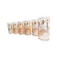 Load image into Gallery viewer, Imperial Glass Mid-Century Golden Christmas Glasses (Set of 6)

