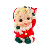 Load image into Gallery viewer, Vintage Santa Baby Planter
