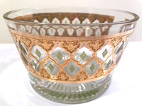 Load image into Gallery viewer, Culver Mid-Century Valencia Green &amp; 22-Karat Gold Ice Bucket

