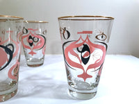 Load image into Gallery viewer, Libbey - Mid-Century I Dream of Jeannie Atomic Glasses (Set of 6)
