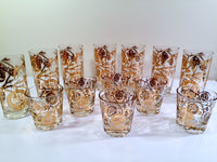 Load image into Gallery viewer, Vintage Christmas 22-Karat Gold Tree Branch and Ornaments Bar Set (Set of 13)
